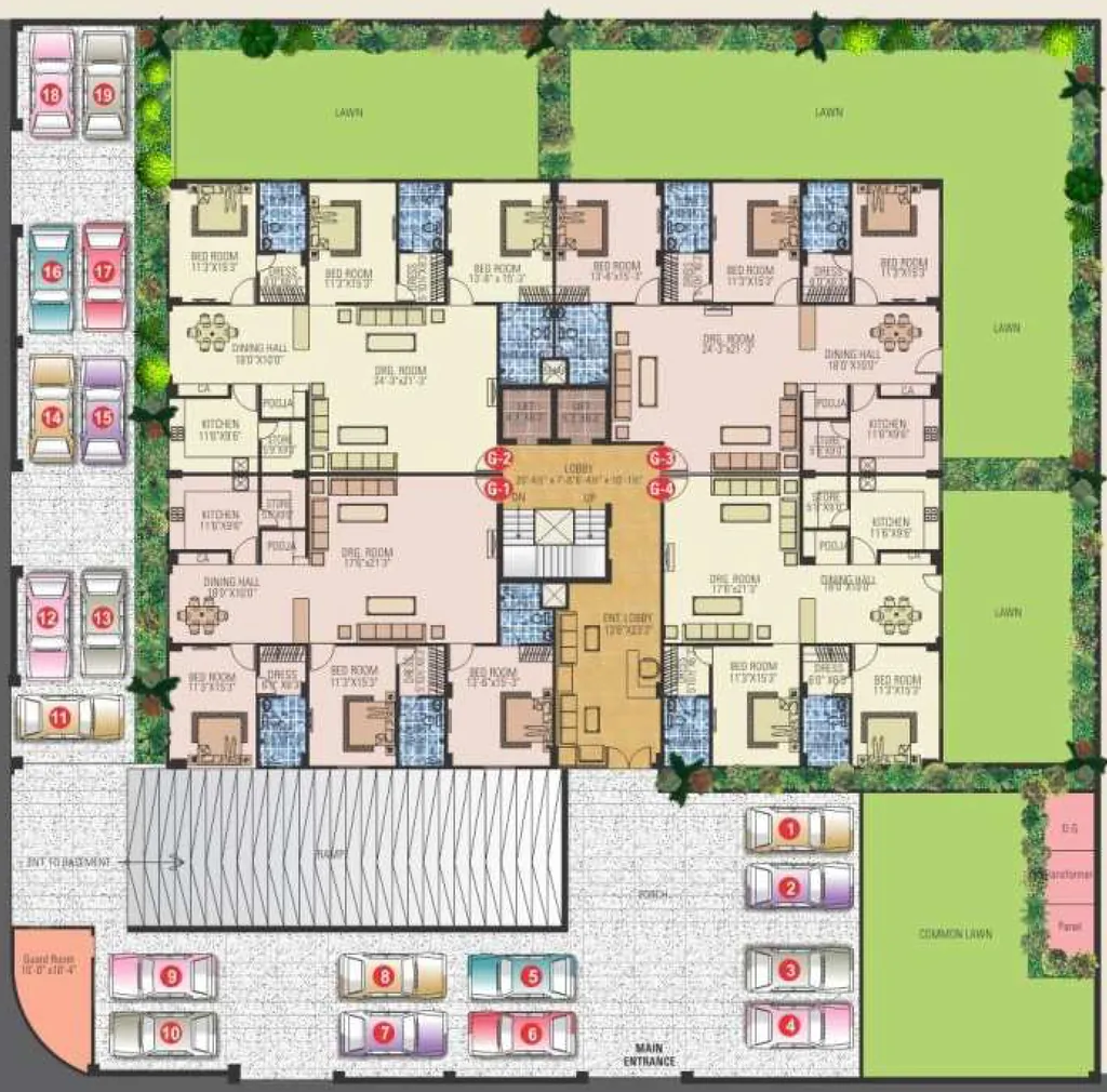 Master Plan of SDC Kalpvriksha in Bani Park, Jaipur - Image 376849