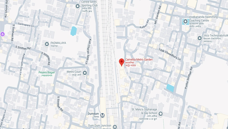 Location of Camellia Metro Garden in Dum Dum, Kolkata - Image 376855