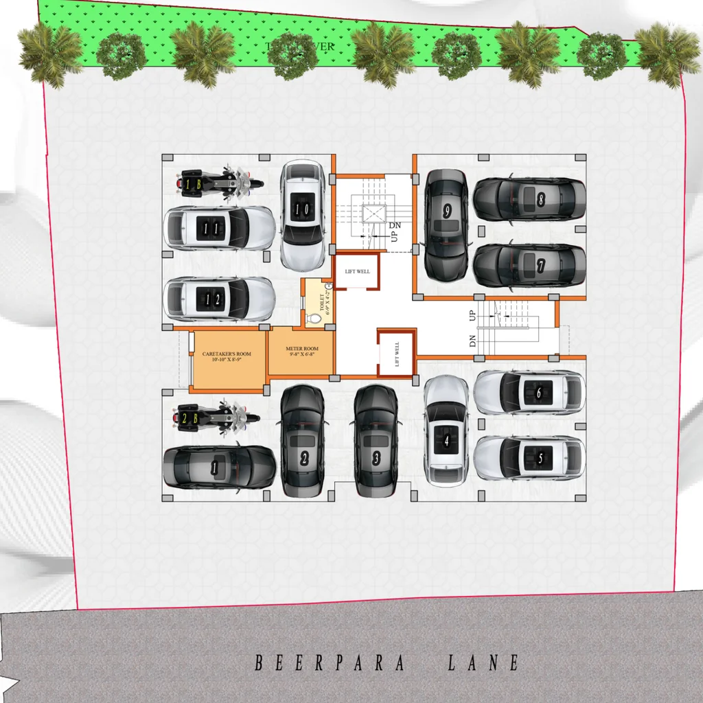 Master Plan of Plinth Elite Residency in Dum Dum, Kolkata - Image 376863