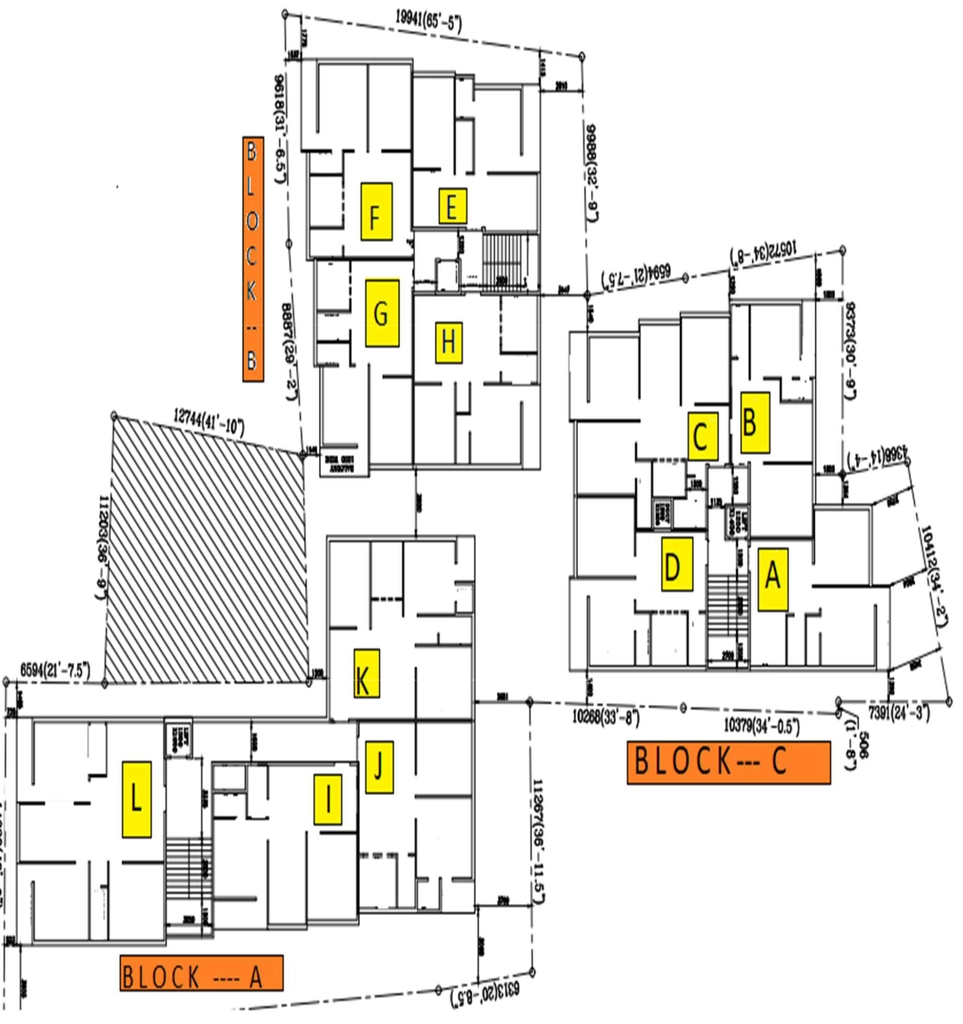 Master Plan of Om Sai Garden Apartment in Nagerbazar, Kolkata - Image 376870