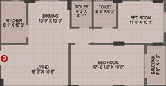 2 BHK Flat in Shivam Mahabira in Dum Dum, Kolkata - Image 906664