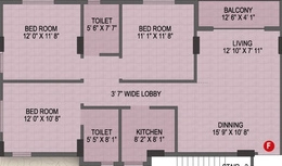 3 BHK Flat in Shivam Mahabira in Dum Dum, Kolkata - Image 906665