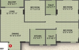 3 BHK Flat in Shivam Mahabira in Dum Dum, Kolkata - Image 906666