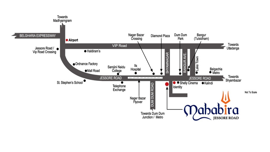 Location of Shivam Mahabira in Dum Dum, Kolkata - Image 376883