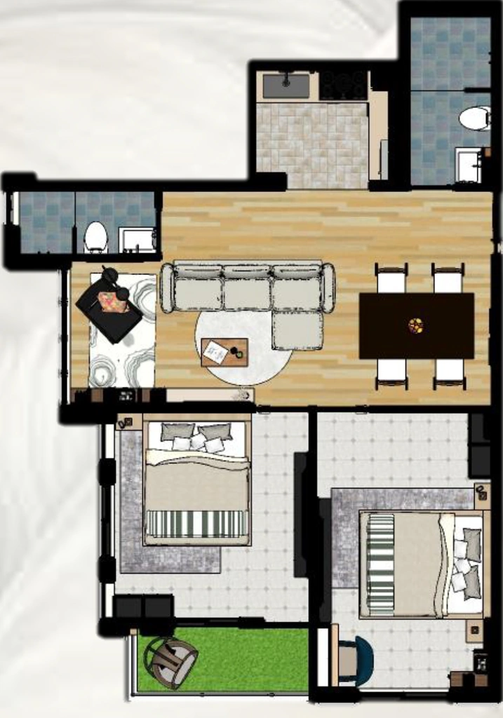 2 BHK Flat in Sri Krishna Enclave in Dum Dum, Kolkata - Image 906667