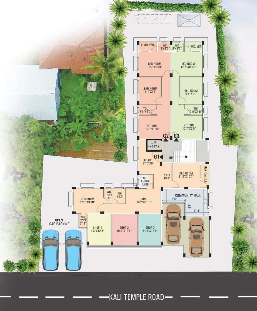 Master Plan of Swapno Villa in Dum Dum, Kolkata - Image 376906