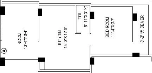 2 BHK Flat in Unique Gloria in Dum Dum, Kolkata - Image 906678