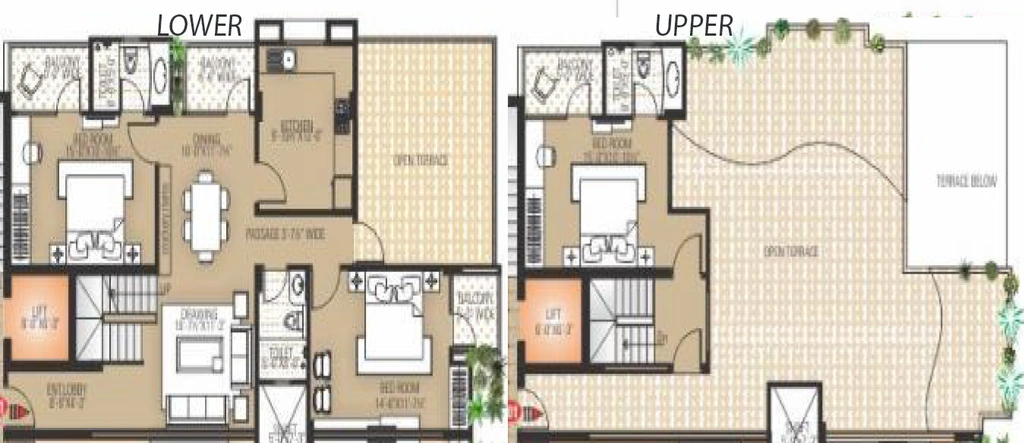 3 BHK Penthouse in Rameshwari Shakambhari in Bani Park, Jaipur - Image 906706