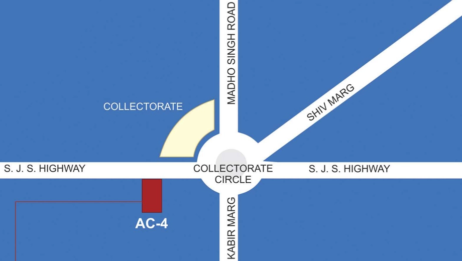 Location of Platinum Shubhratan in Bani Park, Jaipur - Image 377019