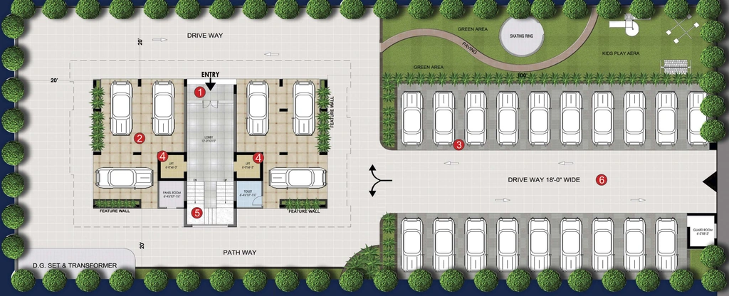 Master Plan of Platinum Shubhratan in Bani Park, Jaipur - Image 377020