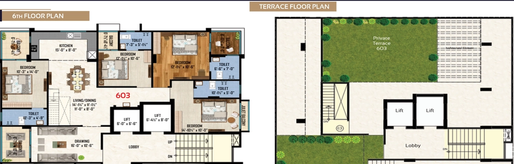 4 BHK Penthouse in Shubh Mangal Prime in Bani Park, Jaipur - Image 906733