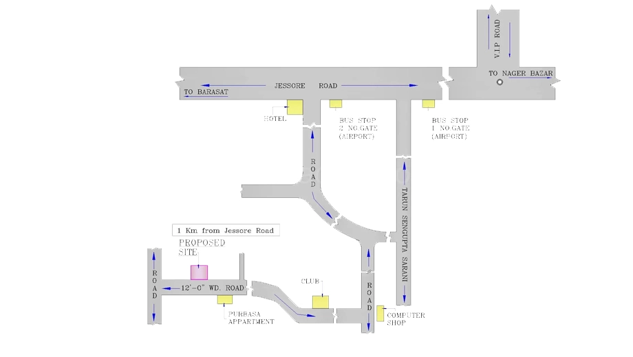 Location of Dewellers Prakrati Villa 2 in Dum Dum, Kolkata - Image 377042