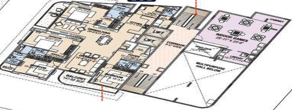 4 BHK Flat in Akshat Roop Gulab The Mystique in C Scheme, Jaipur - Image 906748