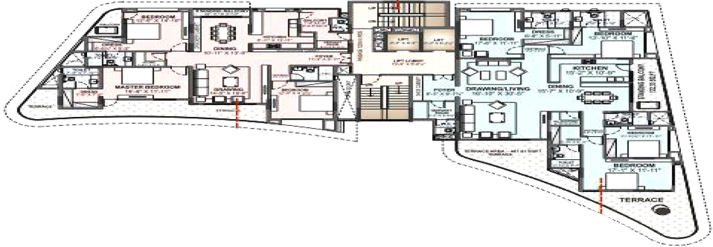 Floor Plan of Akshat Roop Gulab The Mystique in C Scheme, Jaipur - Image 377060