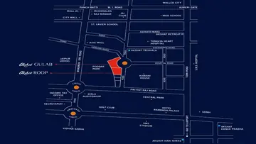 Location of Akshat Roop Gulab The Mystique - Image 377058