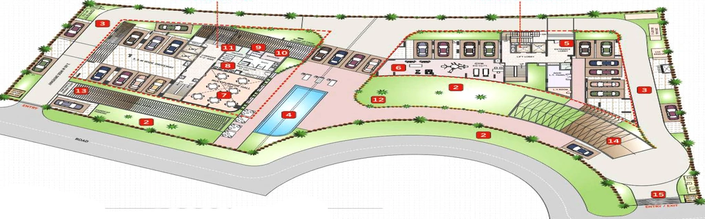 Master Plan of Akshat Roop Gulab The Mystique in C Scheme, Jaipur - Image 377059