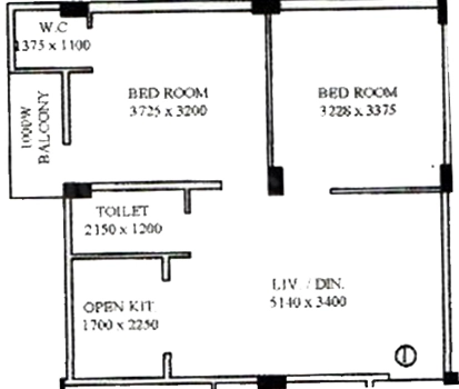 2 BHK Flat in Digi Shree in Dum Dum, Kolkata - Image 906746