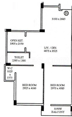 2 BHK Flat in Digi Shree in Dum Dum, Kolkata - Image 906747