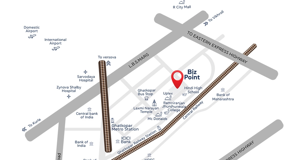 Location of N N Datar Biz Point in Ghatkopar West, Mumbai - Image 377152