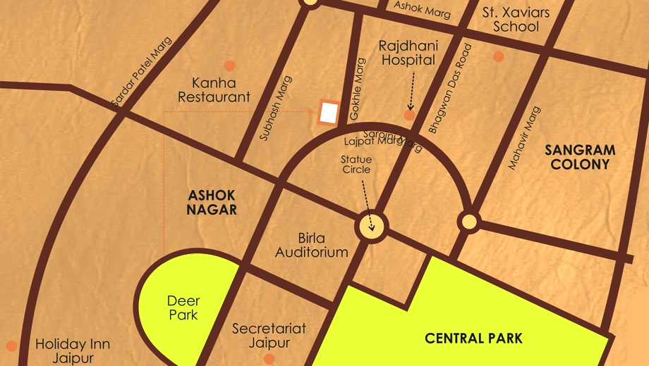 Location of Raising The Antillia in C Scheme, Jaipur - Image 377066
