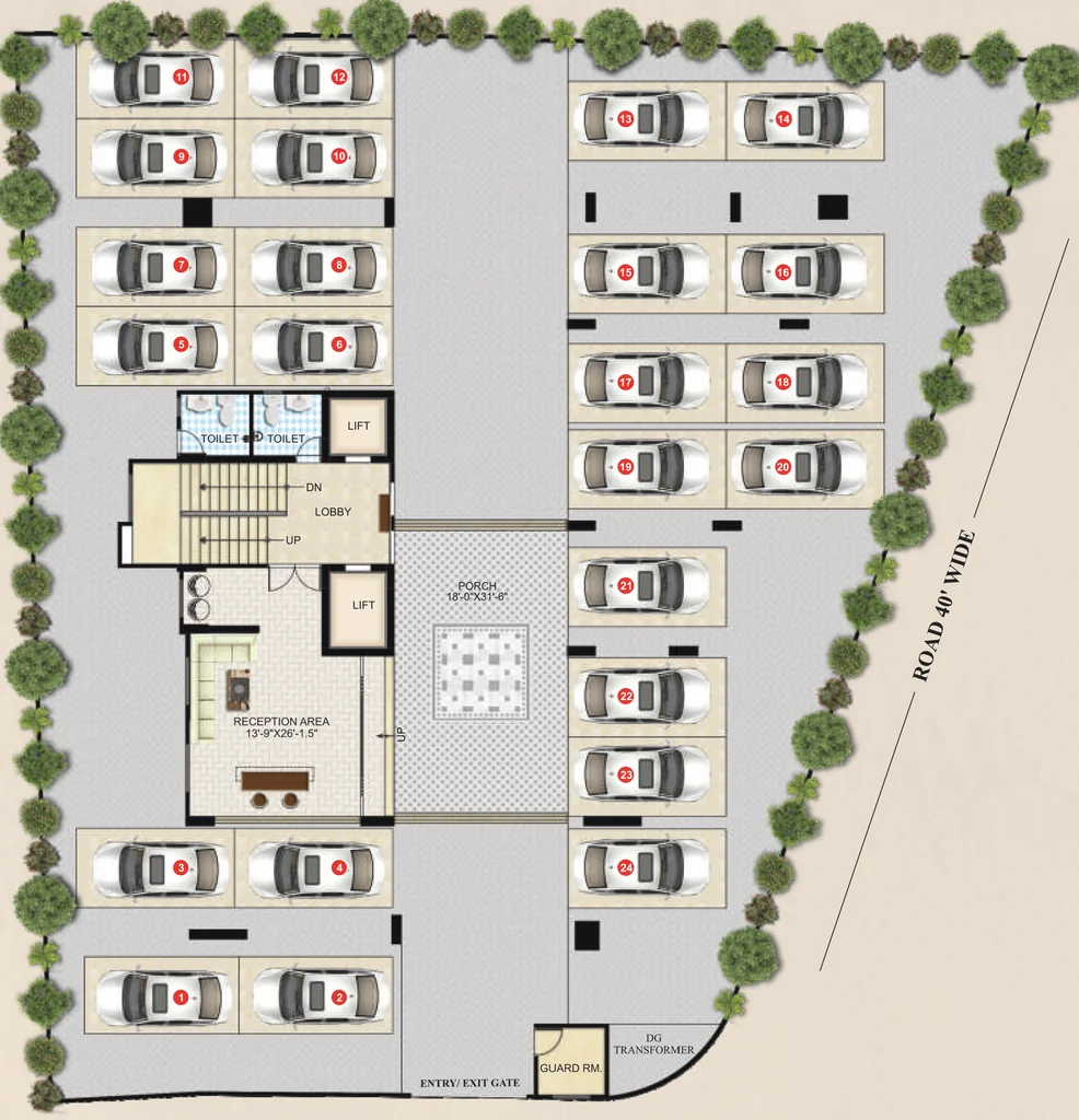 Master Plan of Raising The Antillia in C Scheme, Jaipur - Image 377067