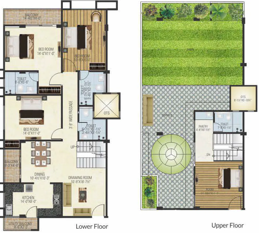 4 BHK Flat in Shrikant Pearl Divine in Bani Park, Jaipur - Image 906767