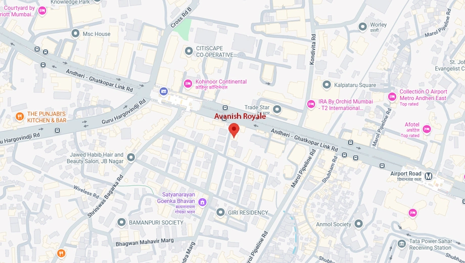 Location of Avanish Royale in Andheri East, Mumbai - Image 377667