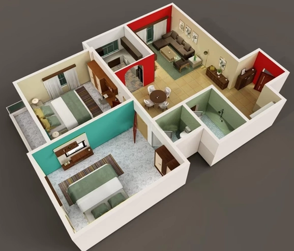 2 BHK Flat in Ganapati Enclave in Nagerbazar, Kolkata - Image 906778
