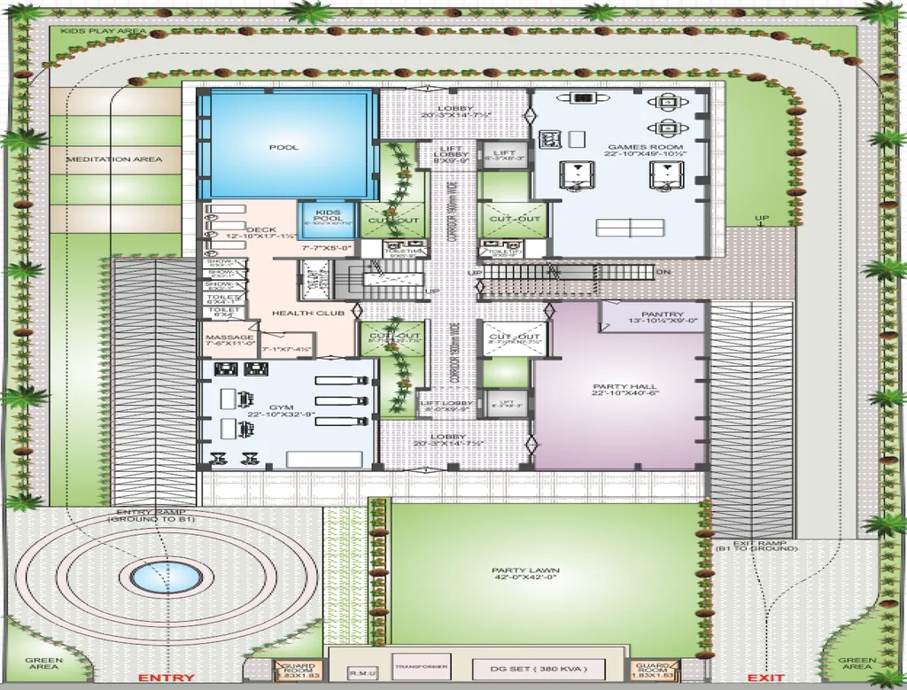 Master Plan of Pearl Avantika in C Scheme, Jaipur - Image 377128