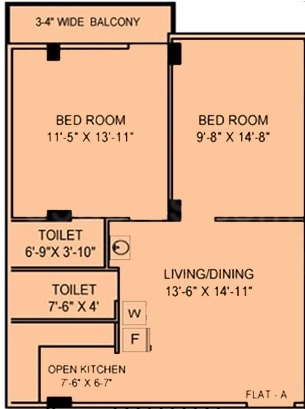 2 BHK Flat in Jinia Ghosai Bhavan in Dum Dum, Kolkata - Image 906785