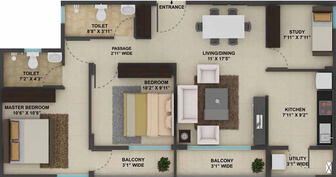 5 BHK Flat in Tata New Haven 2 in Boisar East, Palghar - Image 441105