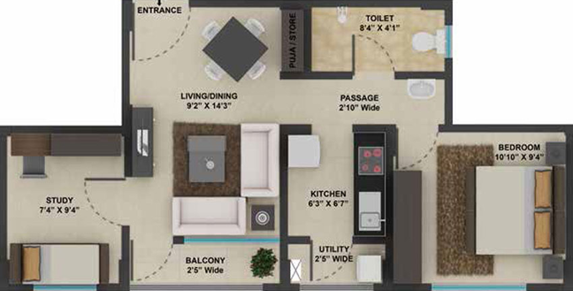 5 BHK Flat in Tata New Haven 2 in Boisar East, Palghar - Image 441102
