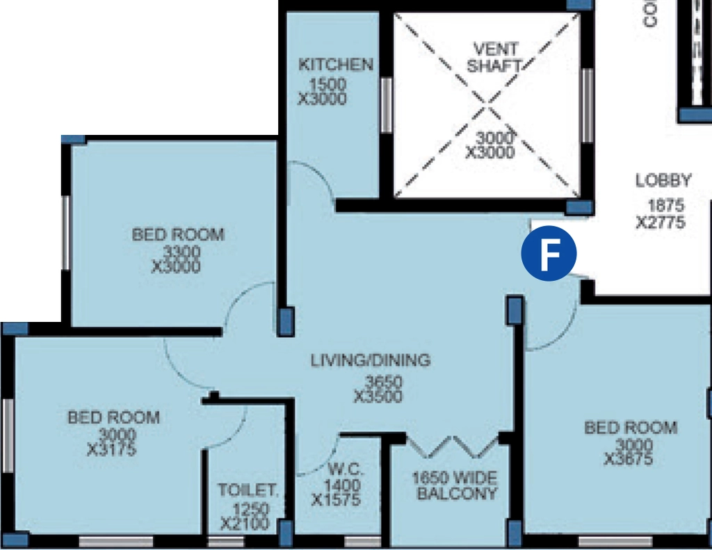 3 BHK Flat in Aatreyee Samriddhi Swarojinee in Dum Dum, Kolkata - Image 906802