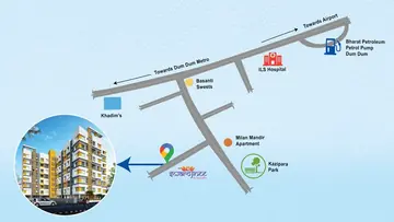 Location of Aatreyee Samriddhi Swarojinee - Image 377188
