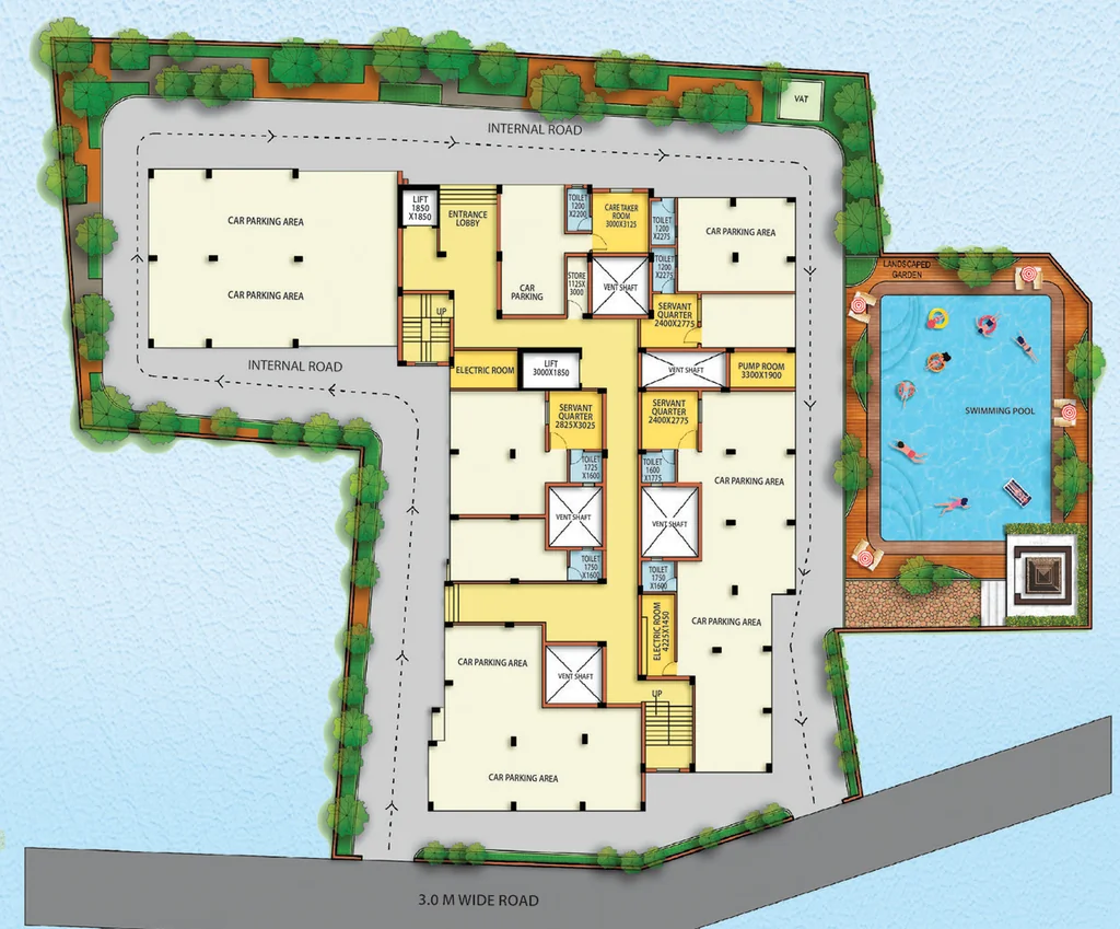 Master Plan of Aatreyee Samriddhi Swarojinee in Dum Dum, Kolkata - Image 377190