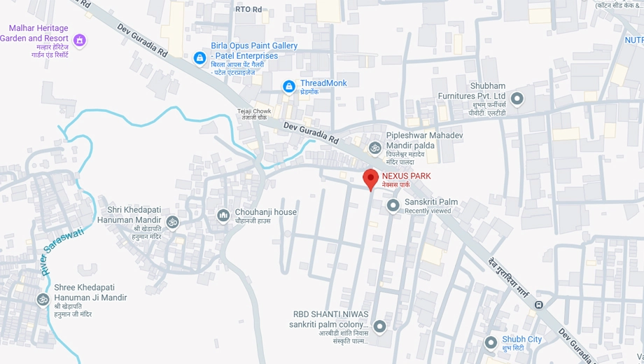 Location of Nexus Park in Palda, Indore - Image 377213