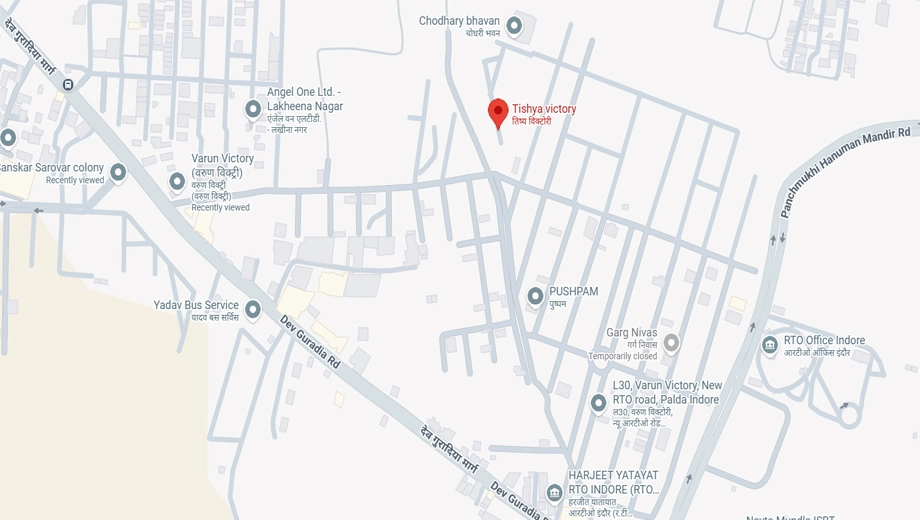 Location of Varun Tishya Victory in Palda, Indore - Image 377235