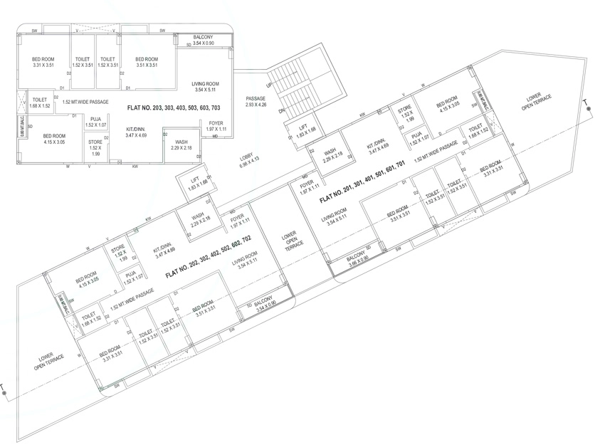 Floor Plan of Shilp Nirmaan in Kalali, Vadodara - Image 377251