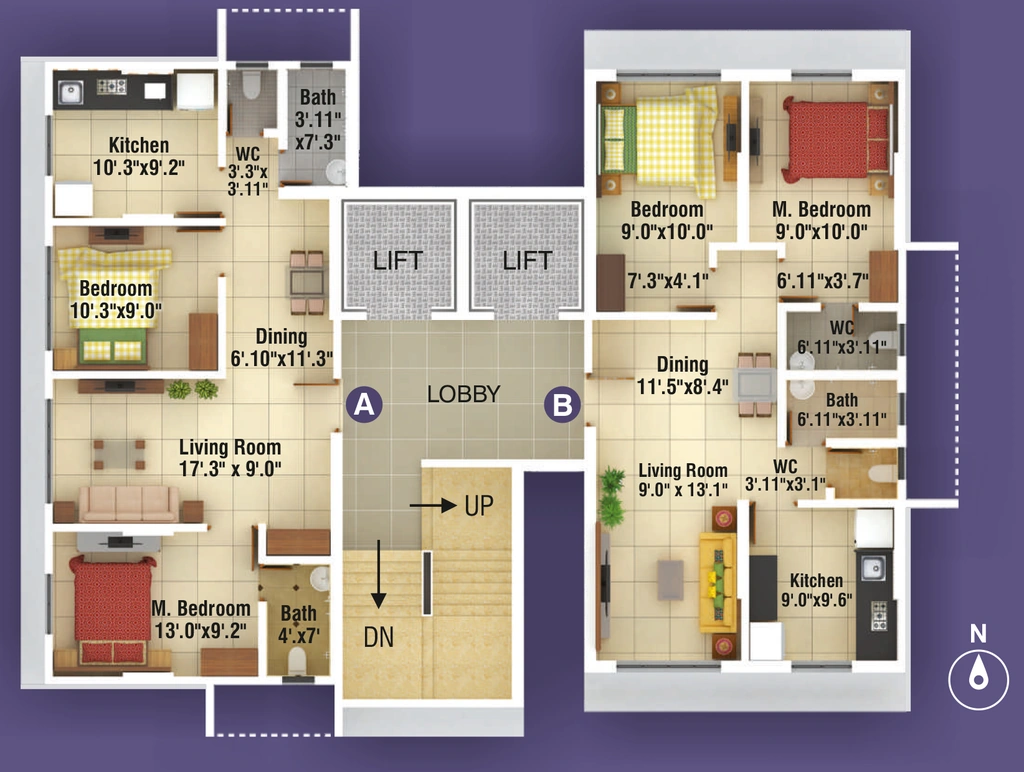 Floor Plan of K Patel Krishna Niwas in Goregaon East, Mumbai - Image 379315