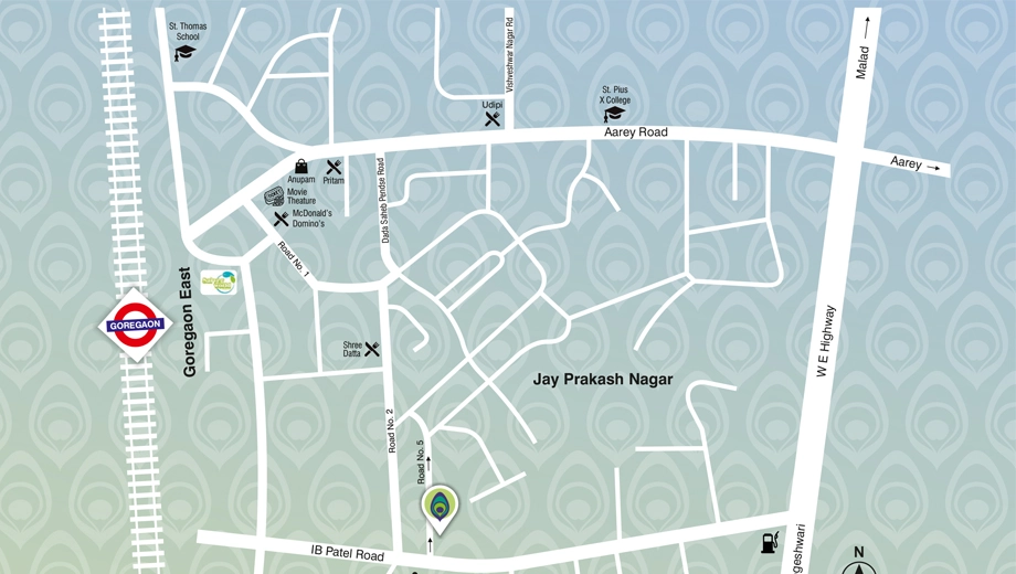 Location of K Patel Krishna Niwas - Image 379316