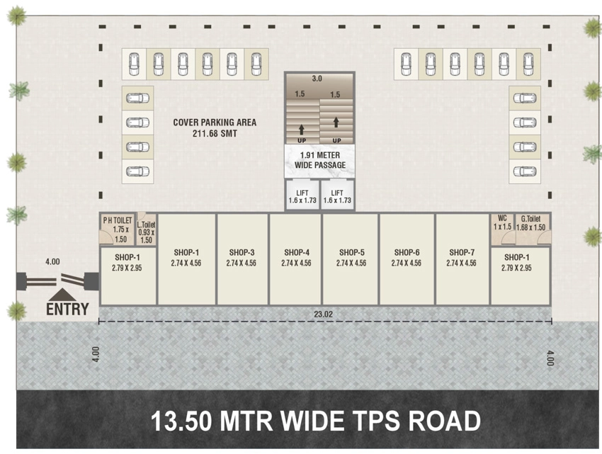 Master Plan of Shail Maithili Heights in Waghodia Road, Vadodara - Image 377284