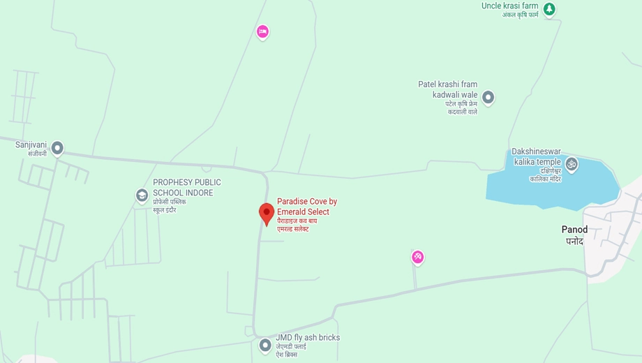 Location of Empire Paradise Cove in AB Bypass Road, Indore - Image 377307