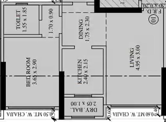 1 BHK Flat in Nidhaan Girnar Residency in Andheri East, Mumbai - Image 907717