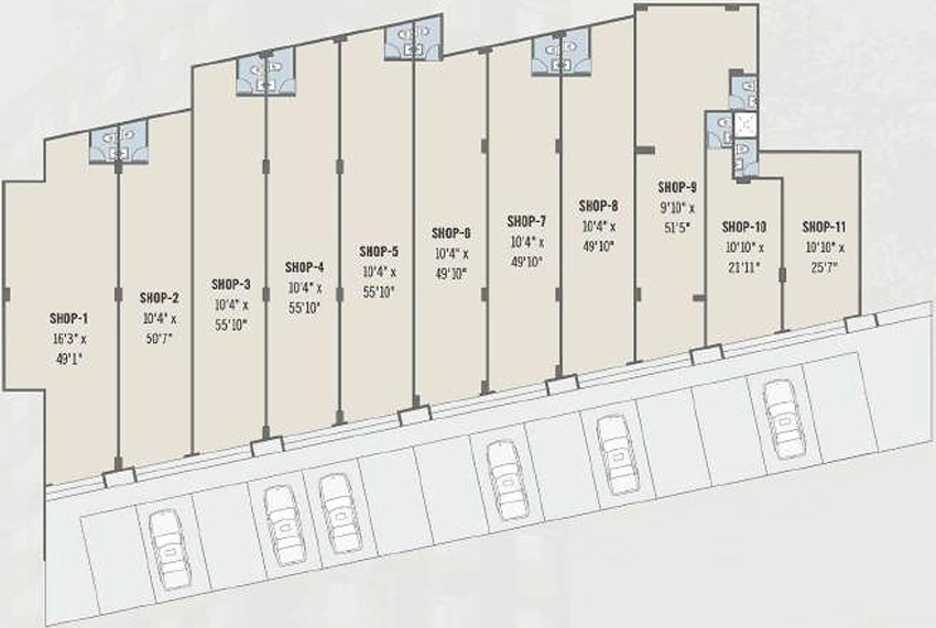 Floor Plan of Commercial Aryanparv Aarambh in Sarkhej, Ahmedabad - Image 377350
