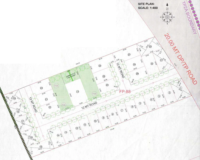 Master Plan of Greenera Gardenvilla 2 in Dholera, Ahmedabad - Image 377371