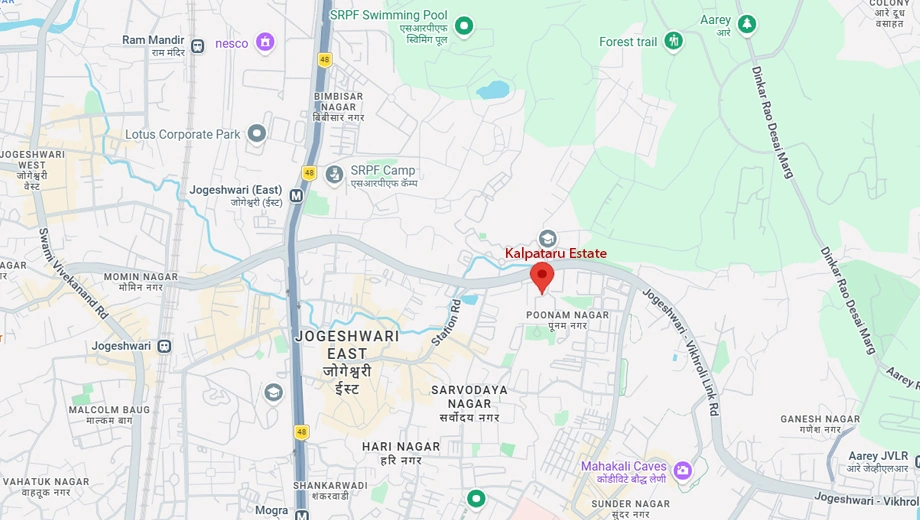 Location of Kalpataru Estate in Andheri East, Mumbai - Image 379192