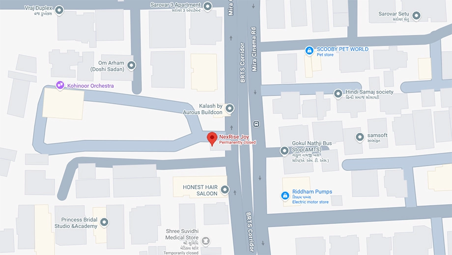 Location of Nexrise Joy in Maninagar, Ahmedabad - Image 377389