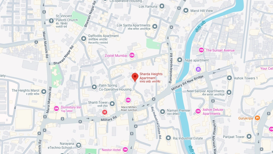 Location of Neema Sharda Heights in Andheri East, Mumbai - Image 377702