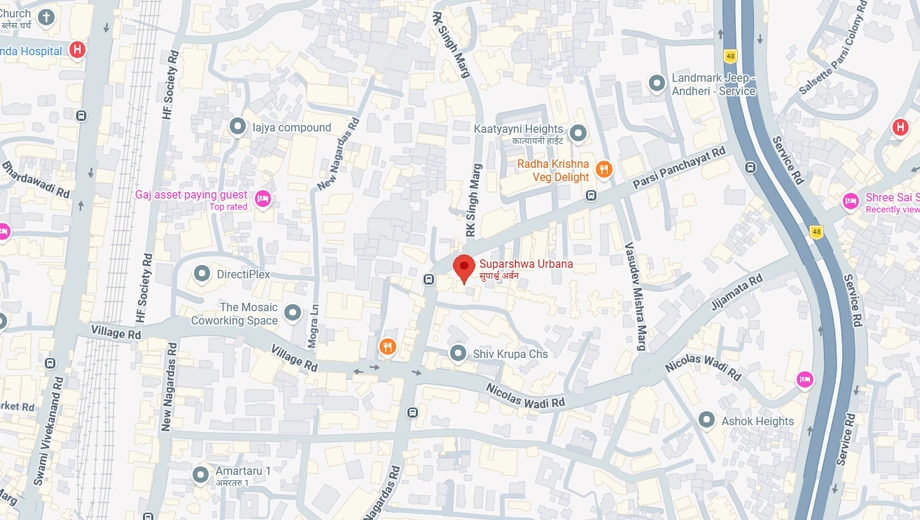 Location of Suparshwa Urbana in Andheri East, Mumbai - Image 377726