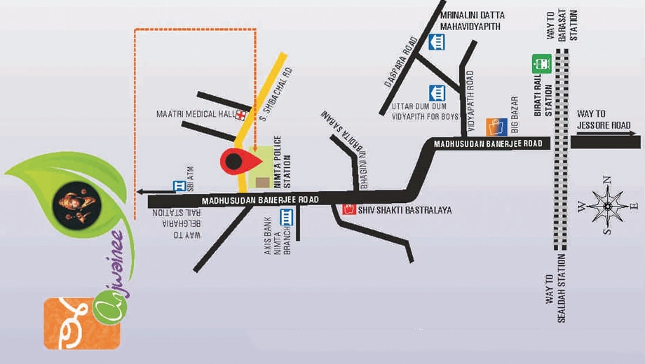 Location of Aatreyee Nirman Anjwainee in Dum Dum, Kolkata - Image 377440